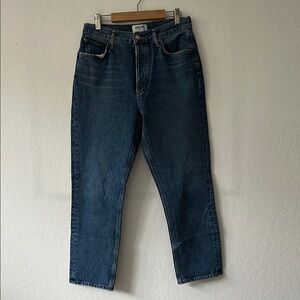 Agolde Blue Straight Jeans Classic Style